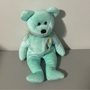 Ty Beanie Buddy Ariel The Teddy Bear Mint Green 2000